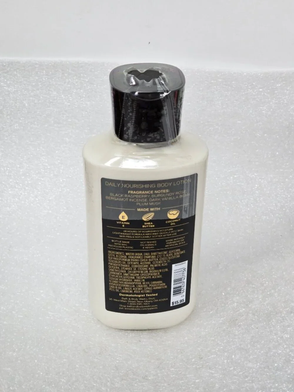 Bath & Body Works Dark Kiss Daily Nourishing Body Lotion Shea Butter Coconut Oil